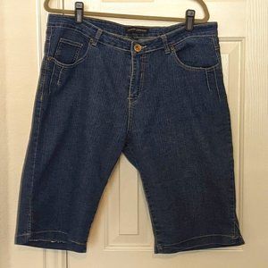 Ashley Stewart Denim Bermuda Shorts size 16W